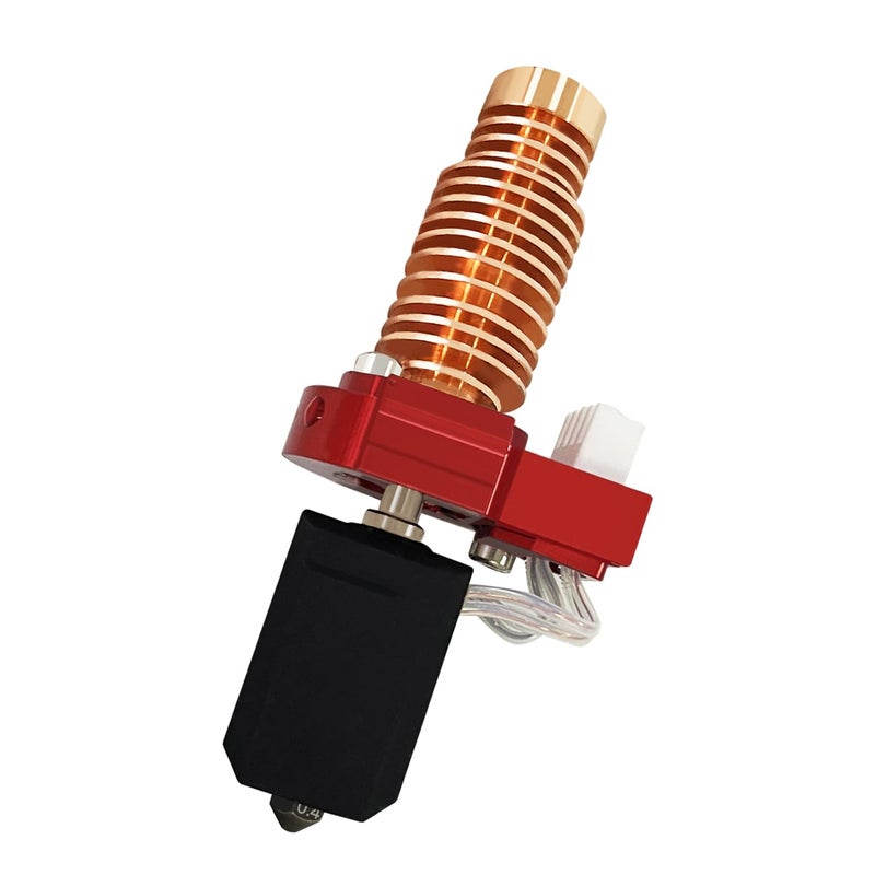HzdaDeve Upgrade 2.0 Version 0.4MM Ceramic Hotend Kit for Adventurer 5M/5M Pro Hot End Kit Extruder Printer Head Quick-Detachable Hardened Nozzle Heating Rod Heat Sink for Flashforge 3D Printer - Image 1